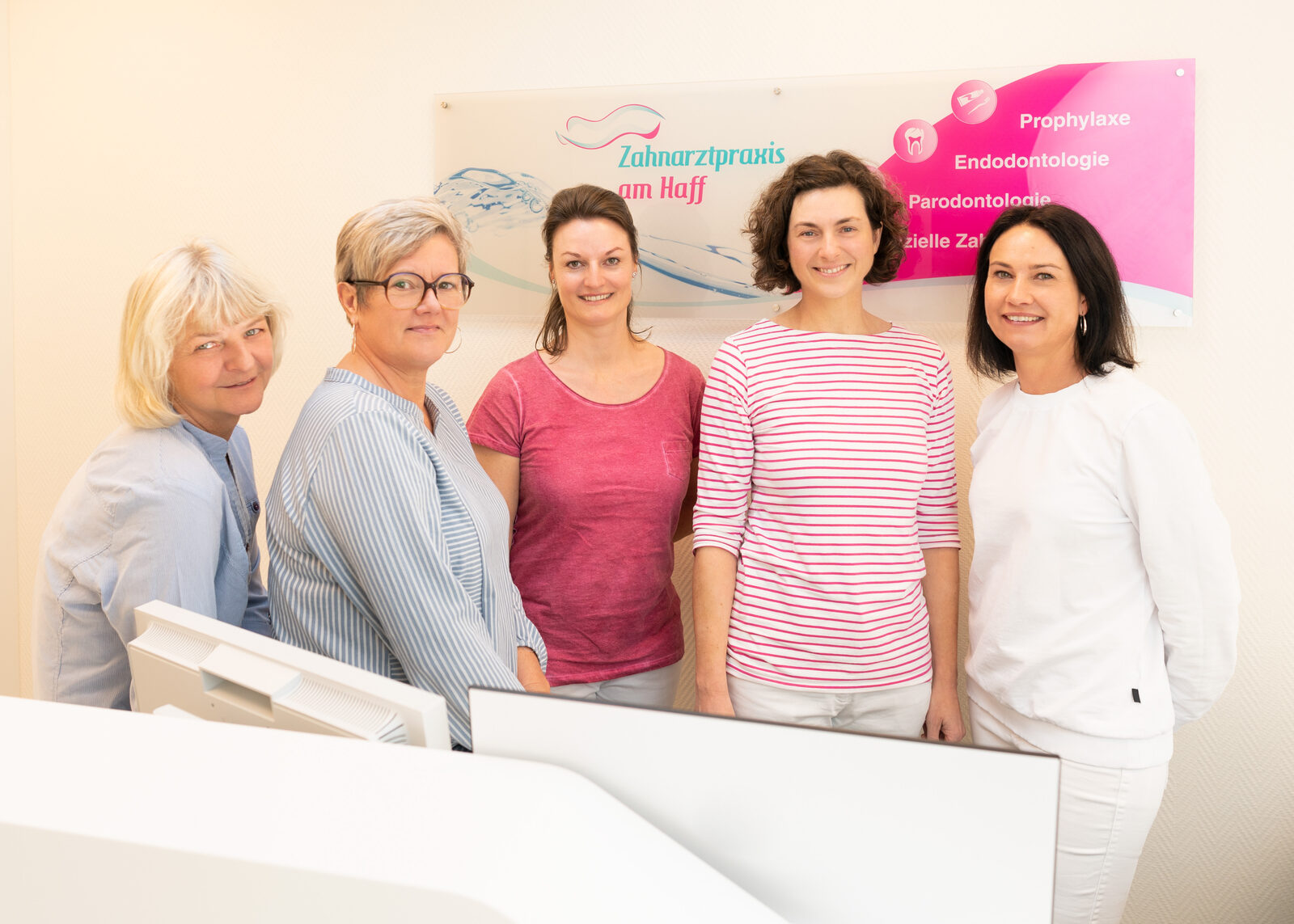 Das Team der Zahnarztpraxis am Haff